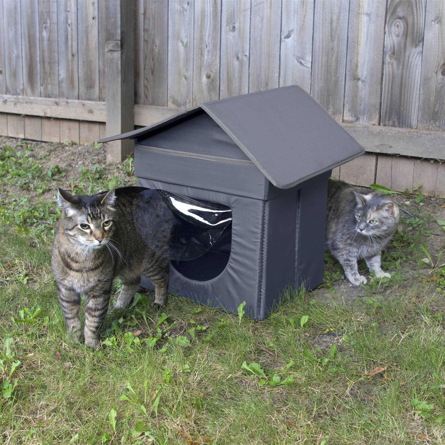 Kitty City Outdoor Cat House - Healthber