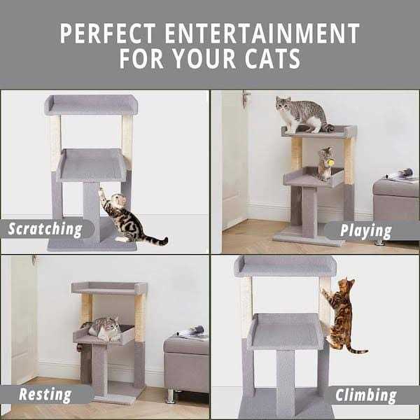 Naomi Home Cat Tree for Large Cats Cat Tower for Large Cats - Healthber