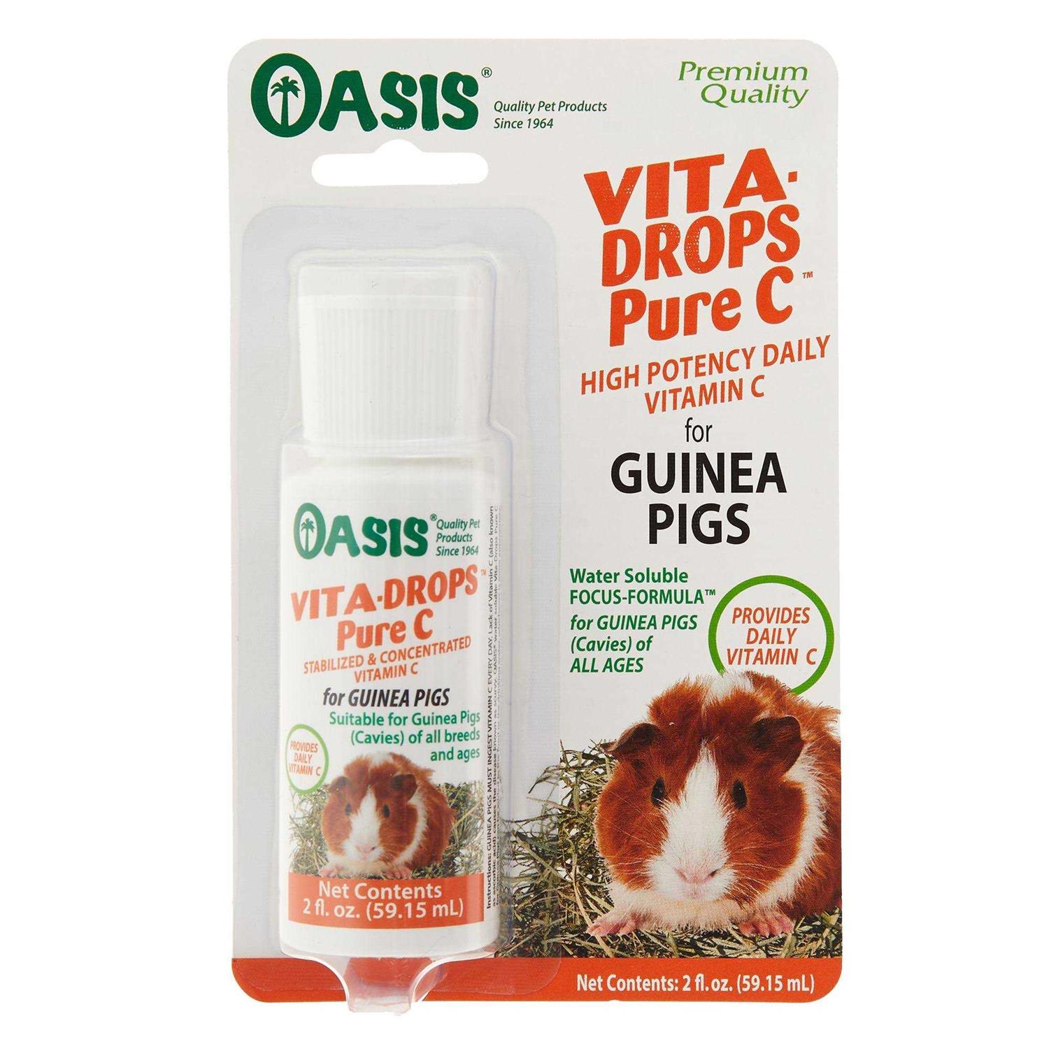 Oasis Vita-Drops Pure C for Guinea Pigs - Healthber