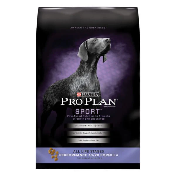 Pro Plan Sport Performance 30/20 Chicken & Rice, 37.5 lb - Healthber