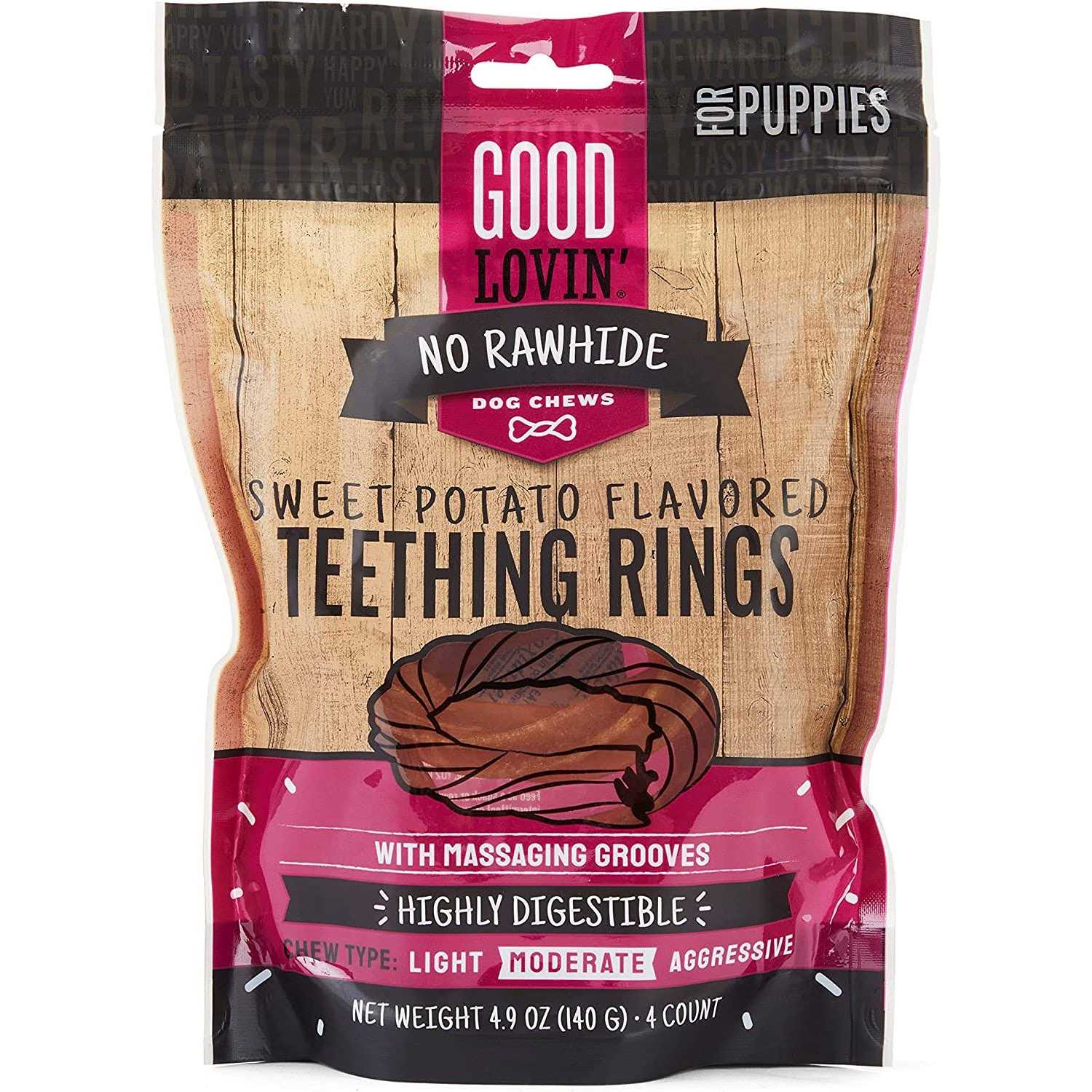 Good Lovin’ Sweet Potato Flavor Pup Ring Dog Chew - Healthber