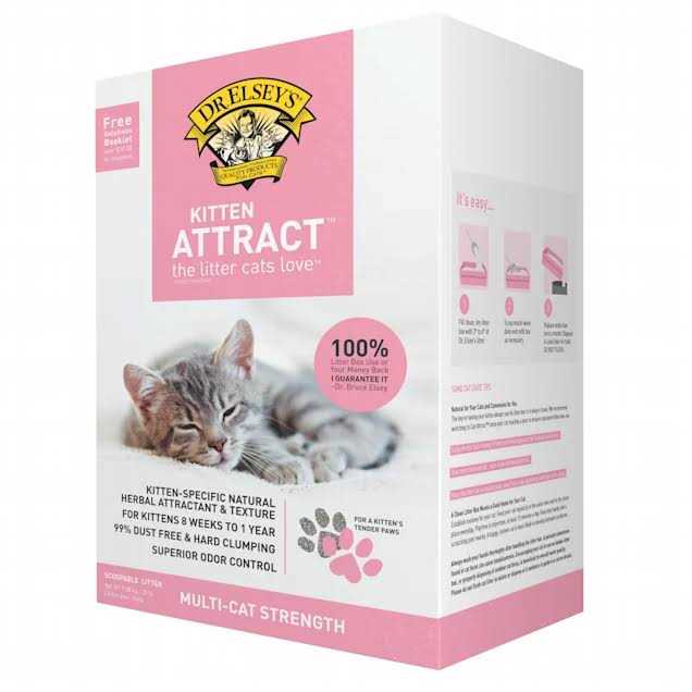 Dr. Elsey’s Kitten Attract Clumping Clay Cat Litter - Healthber