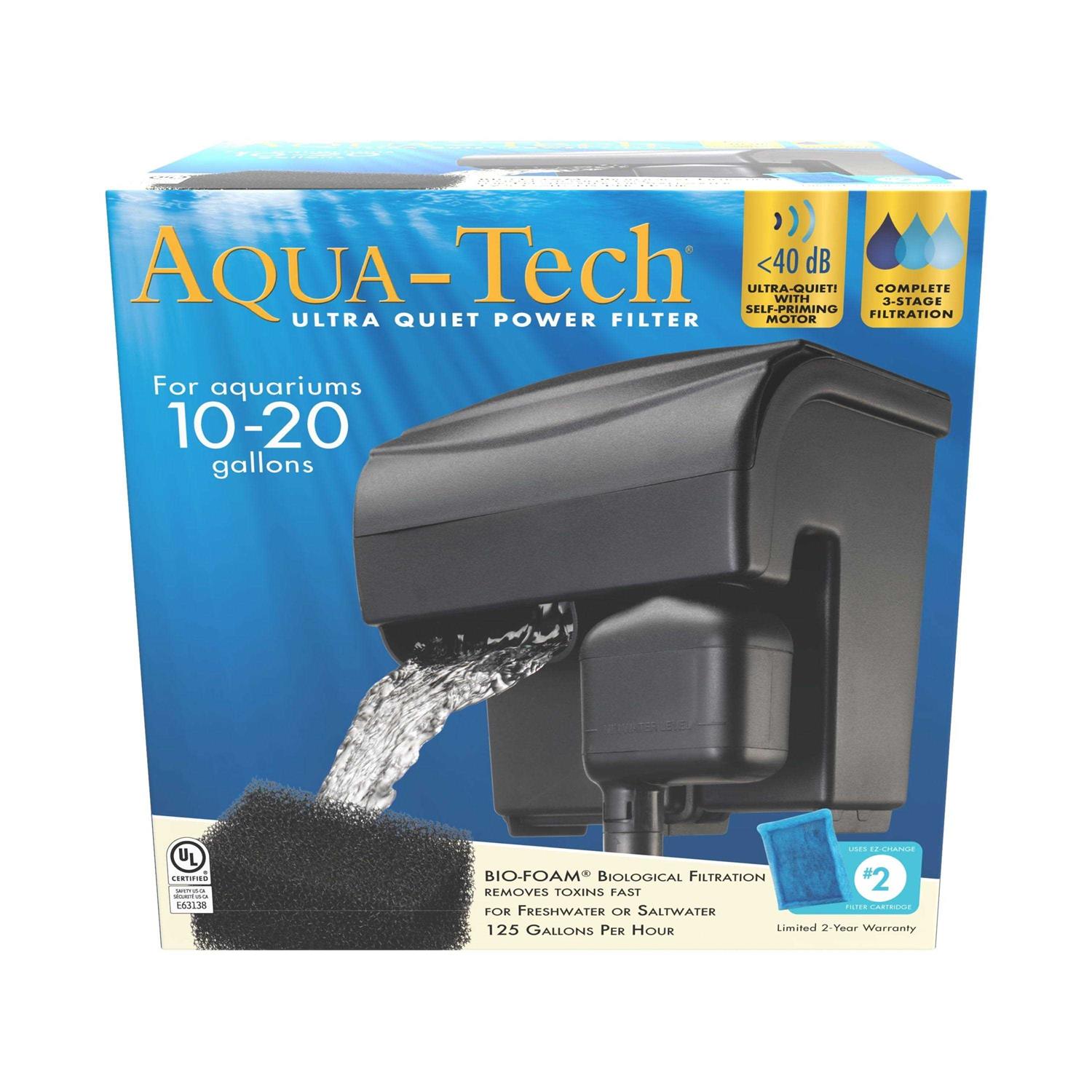 Aqua-tech Ultra Quiet Power Filter For Aquariums - Healthber