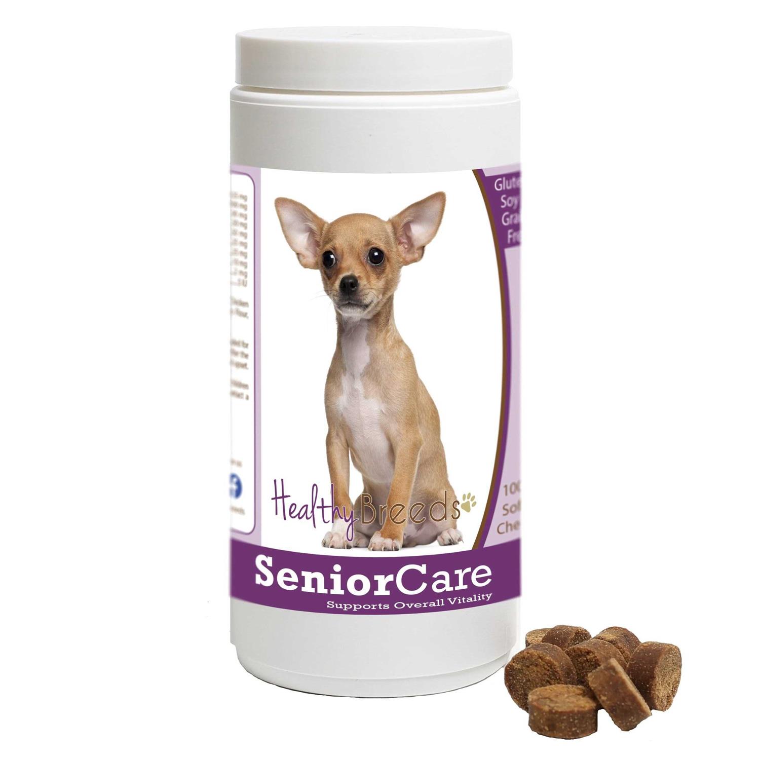 Healthy Breeds Chihuahua Senior Dog Care Soft Chews - Healthber