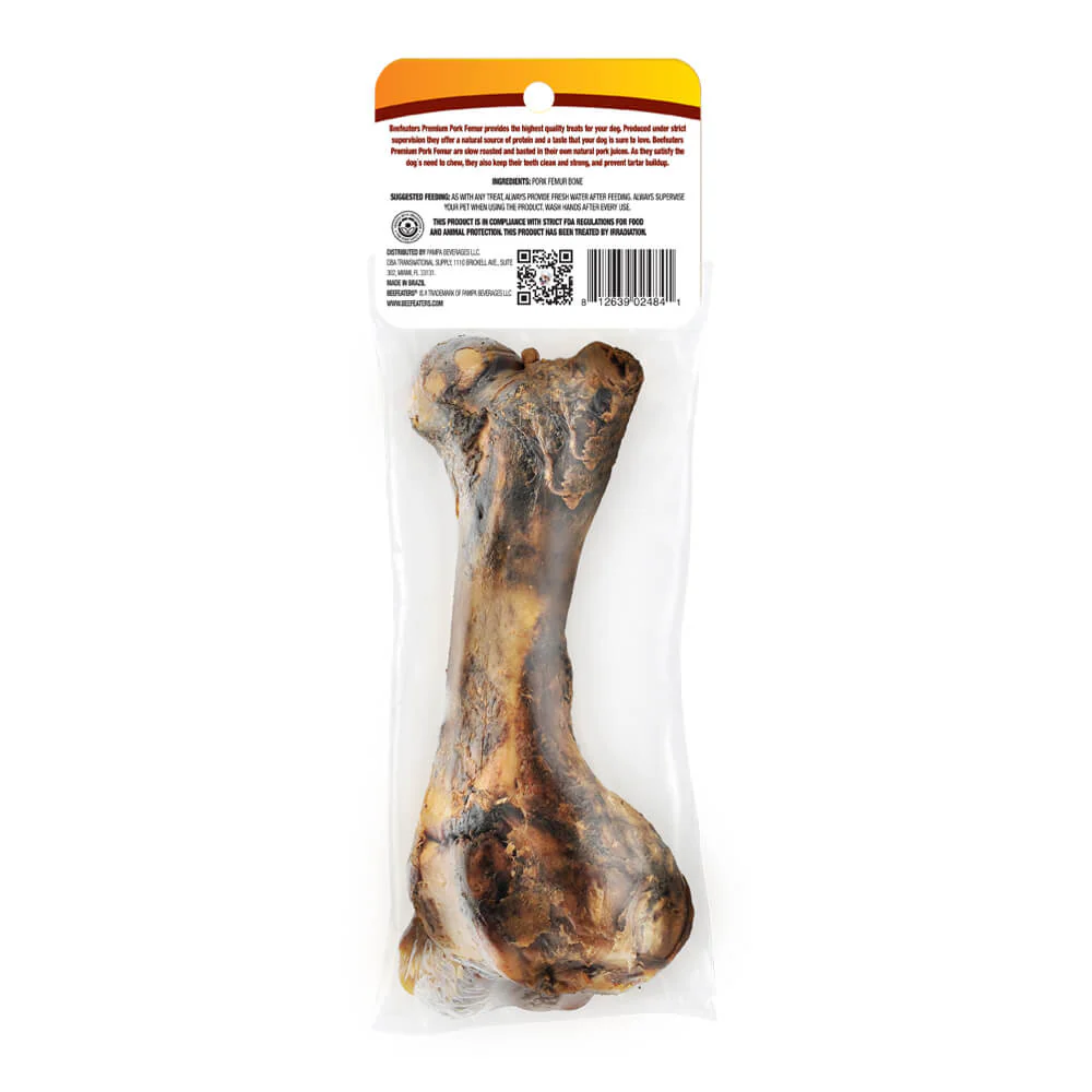 Beefeaters Natural Pork Femur Bone - Healthber