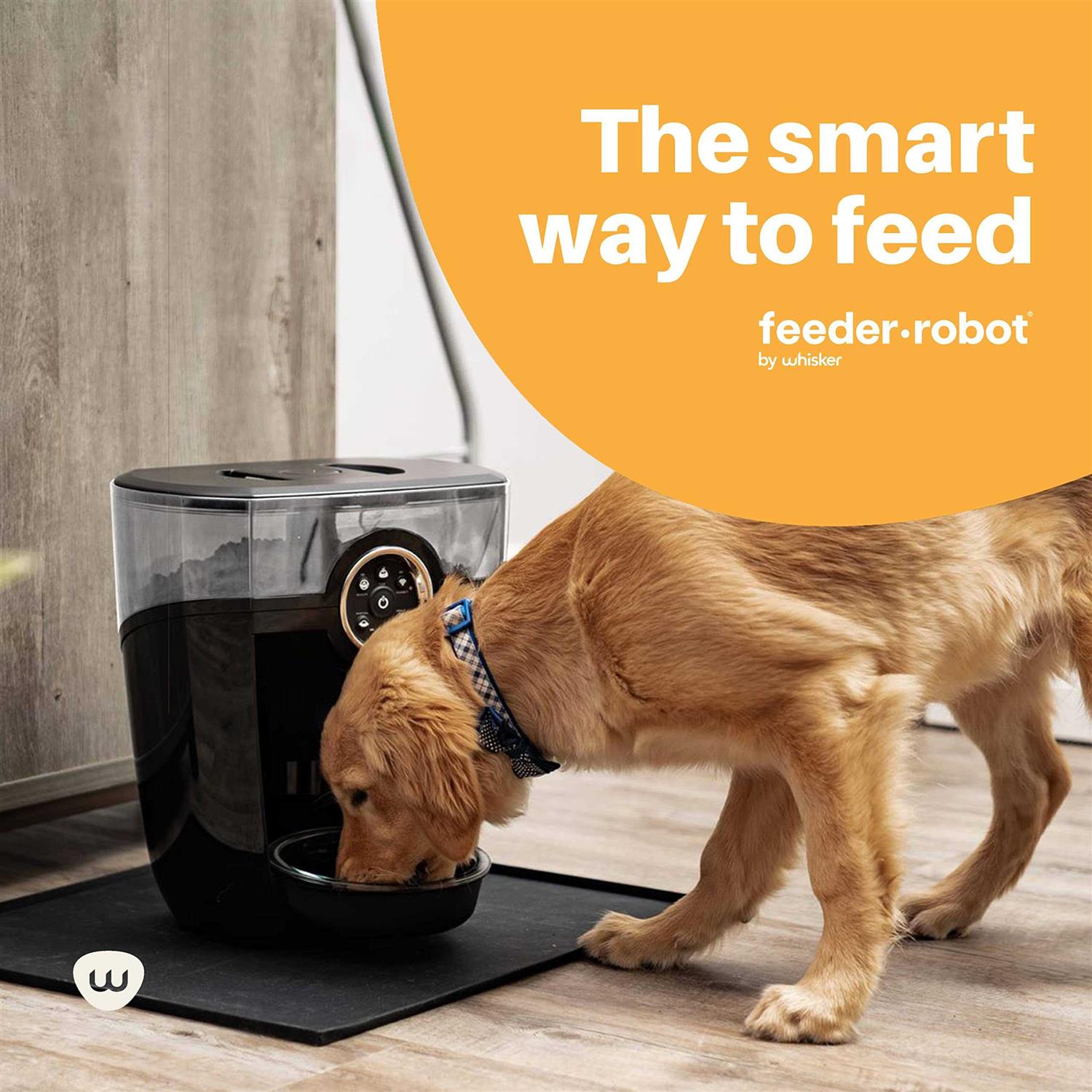 Whisker Feeder-Robot Wi-fi Cat & Dog Auto-Feeder with Hopper & Backup Battery Compatibility - Healthber
