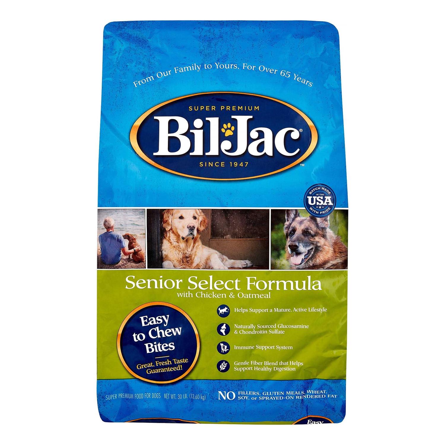 Bil Jac Select Formula Chicken Senior Dry Dog Food - Healthber