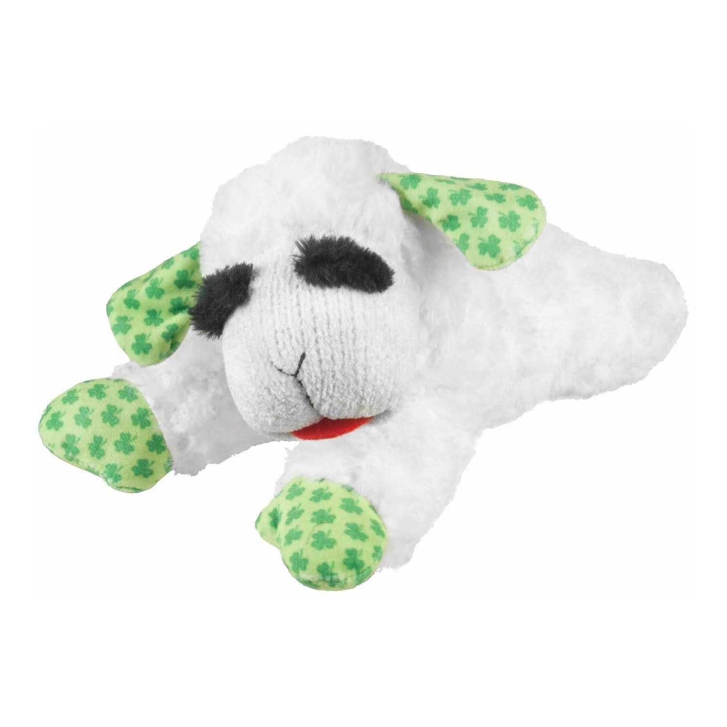 Multipet Shamrocks St Patrick’s Day Lamb Chop Dog Toy - Healthber