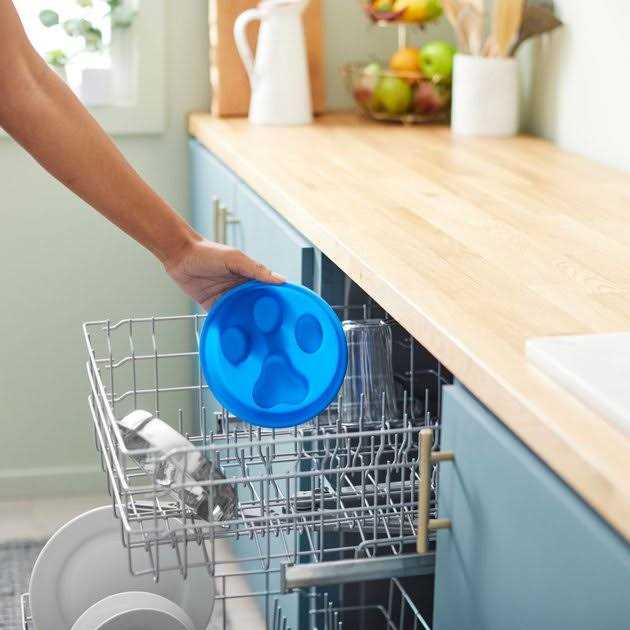Frisco Paw Design Silicone Stainless Steel Slow Feeder Dog & Cat Bowl - Healthber