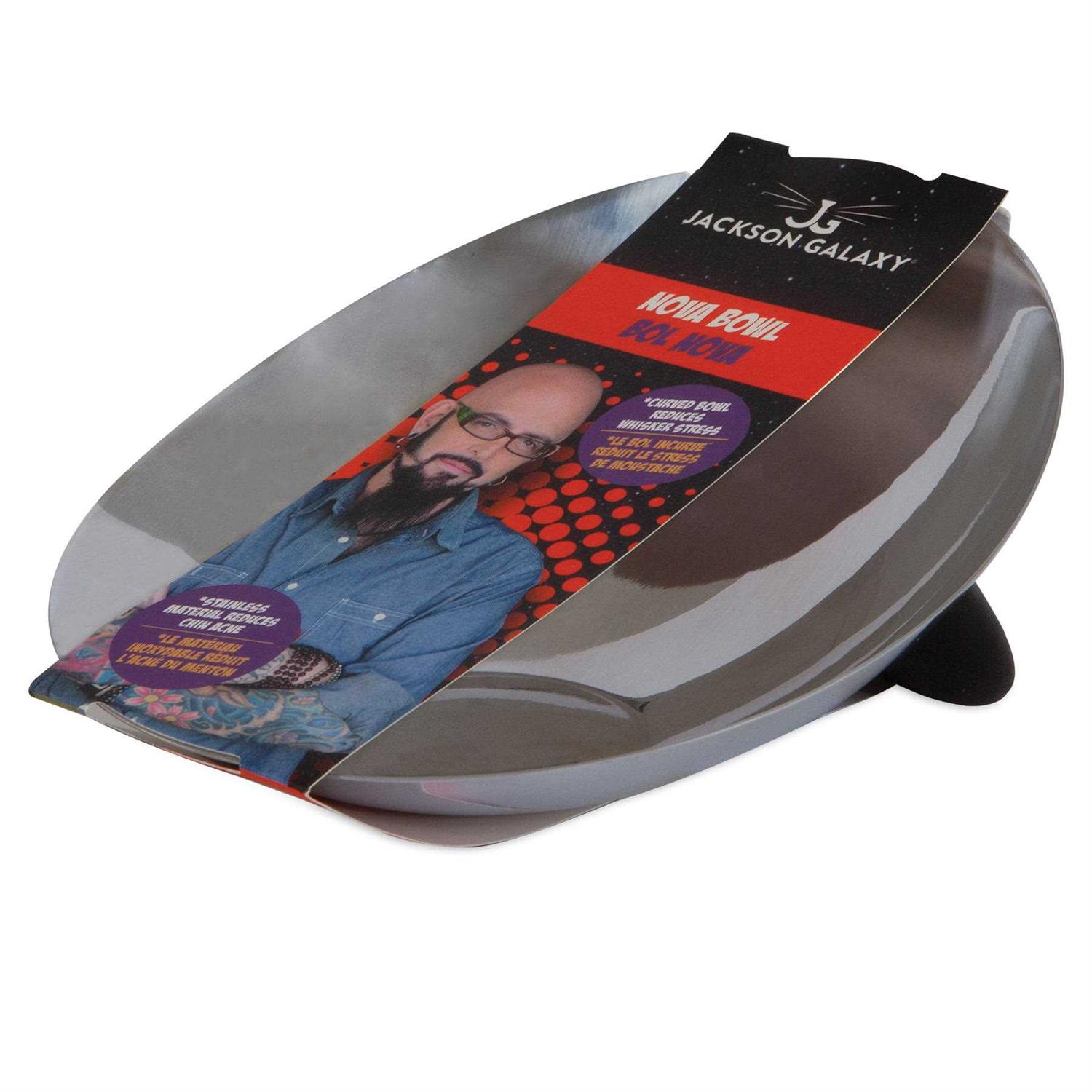 Jackson Galaxy Nova Stainless Steel Cat Bowl - Healthber