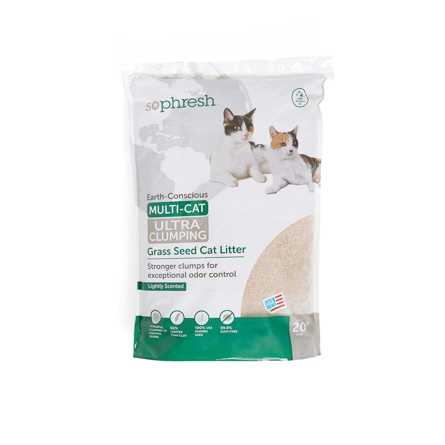 So Phresh Extreme Clumping Scented Grass Seed Cat Litter - Healthber