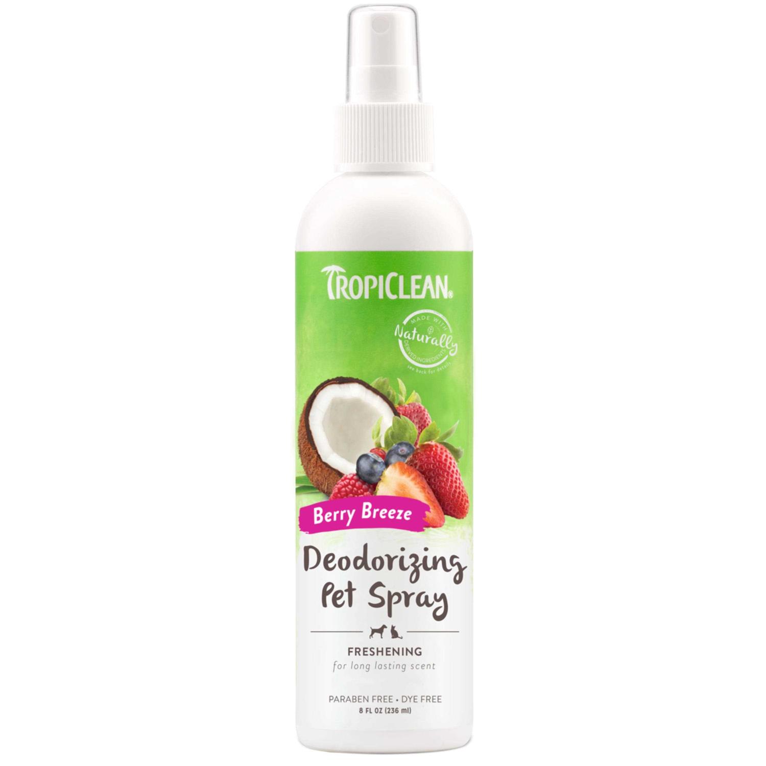 Tropiclean Berry Breeze Deodorizing Pet Spray - Healthber