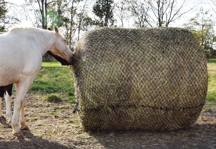 Tough 1 Round Hay Bale Slow Feed Hay Net 2.5