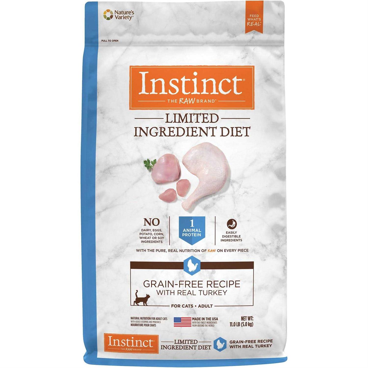 Instinct Limited Ingredient Diet Grain Free Recipe with Real Turkey Dry Cat Food - Healthber