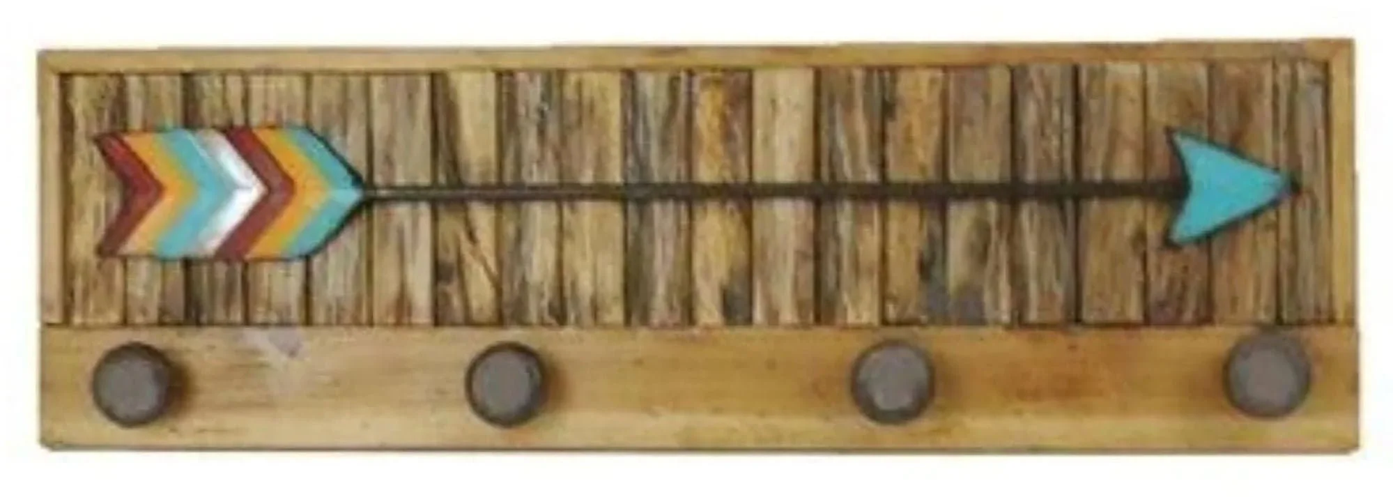 Turquoise Arrow with Knobs Hanging Wall Decor - Healthber