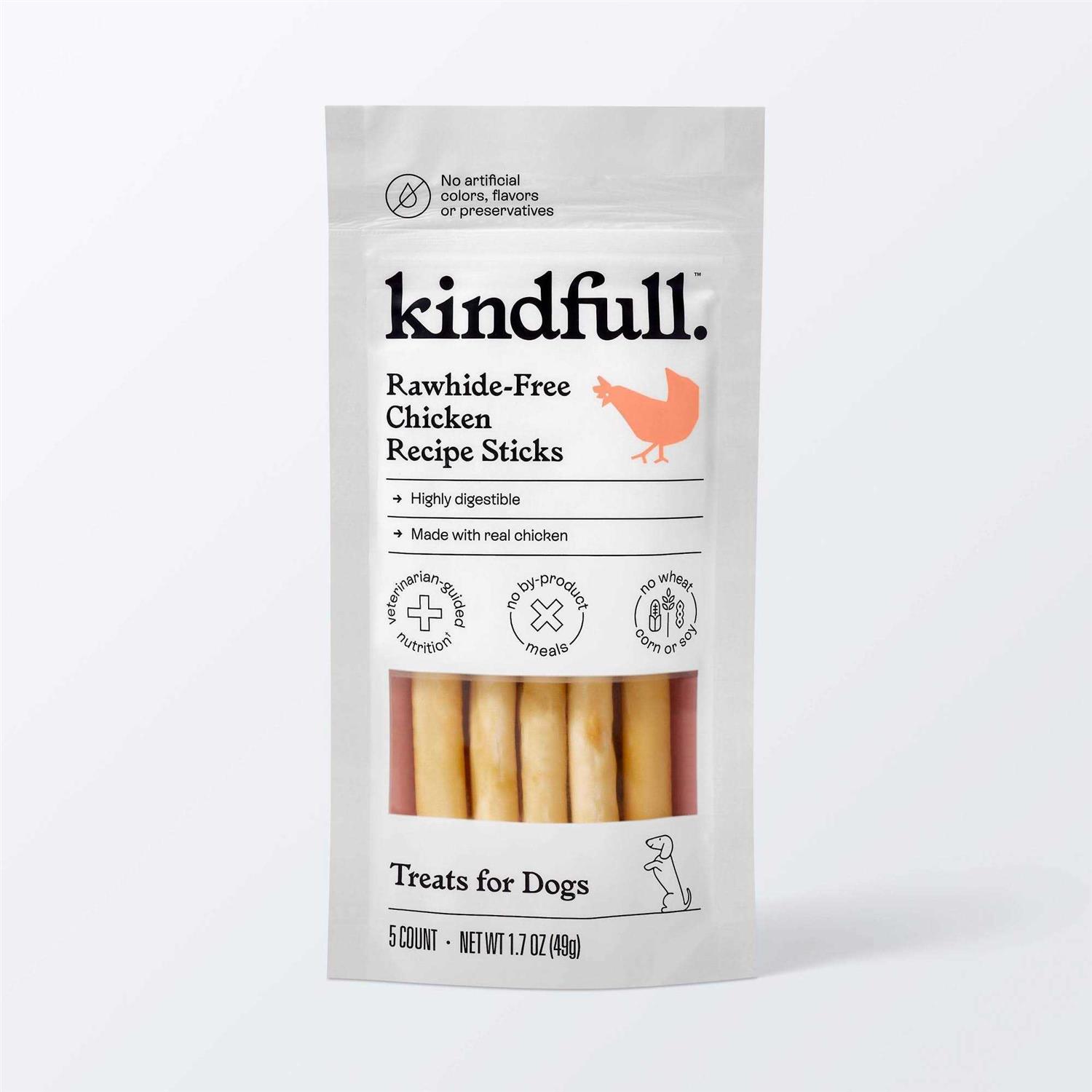 Kindfull Rawhide-Free Recipe Stick Dog Treat - Healthber