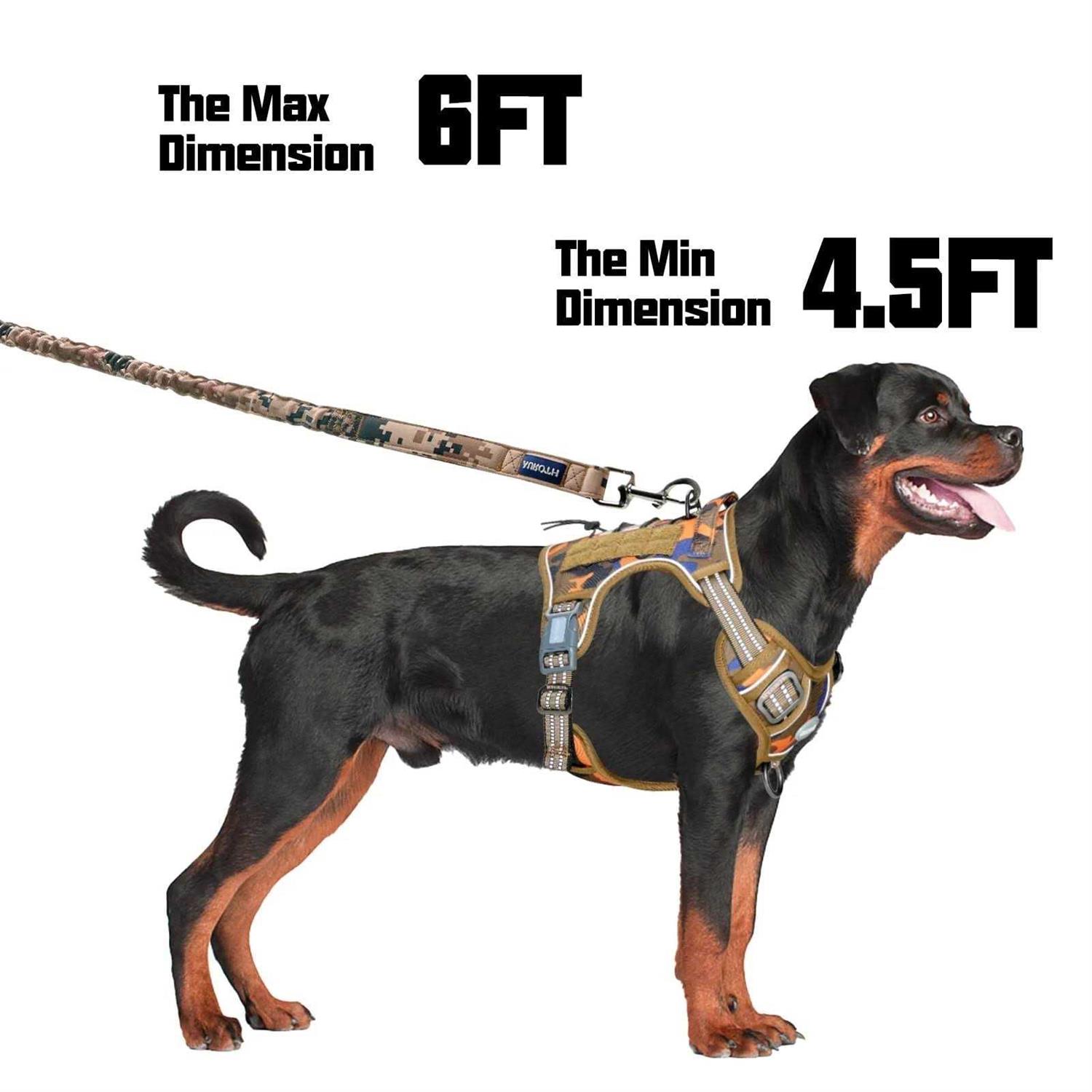 Auroth Dog Leash Large Dogs Heavy Duty Dog Leash Bungee - Healthber