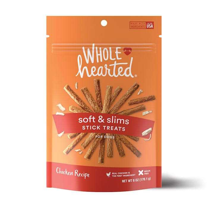WholeHearted Grain Free Soft and Chewy Dog Stick Treats - Healthber