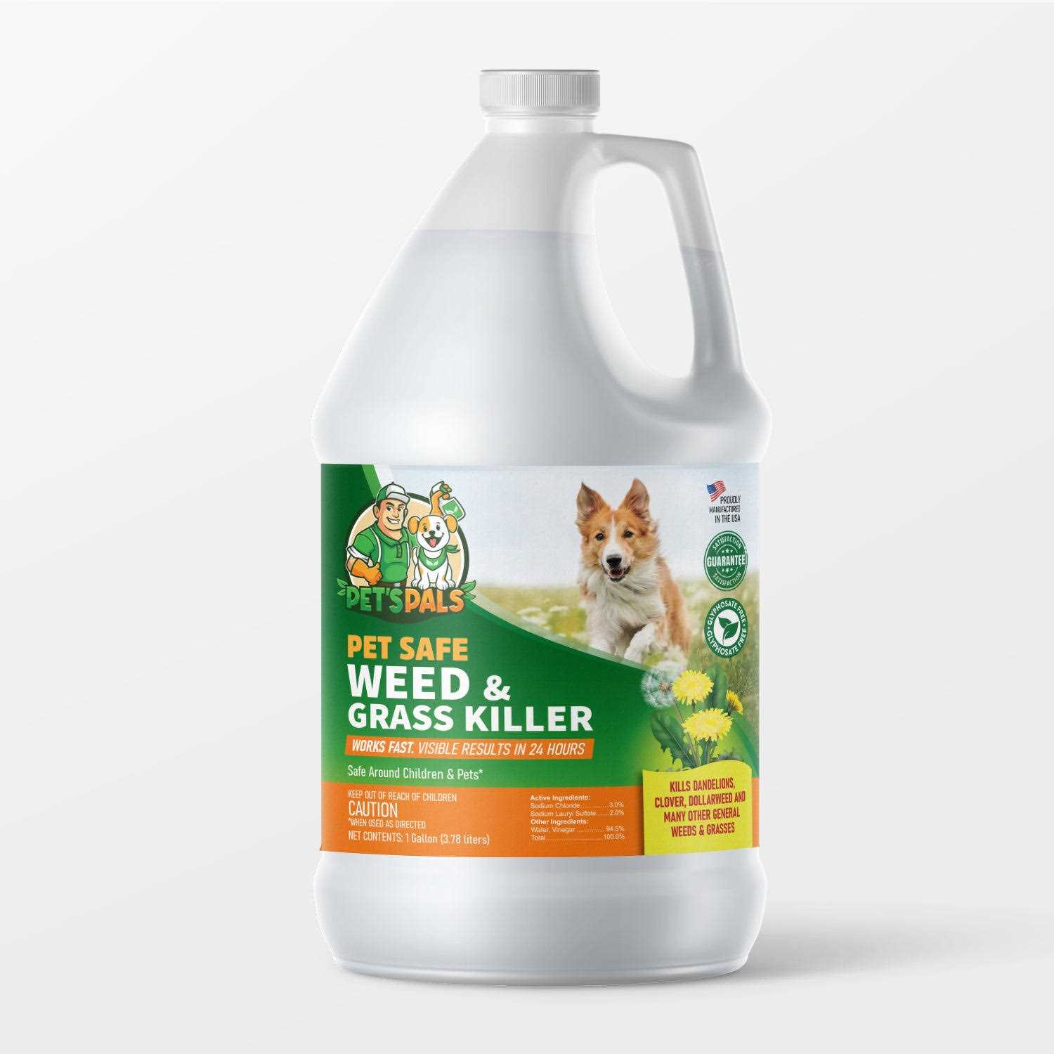 Pet’s Pals Pet’s Pal Natural Weed Killer Pet Safe Spray - Healthber
