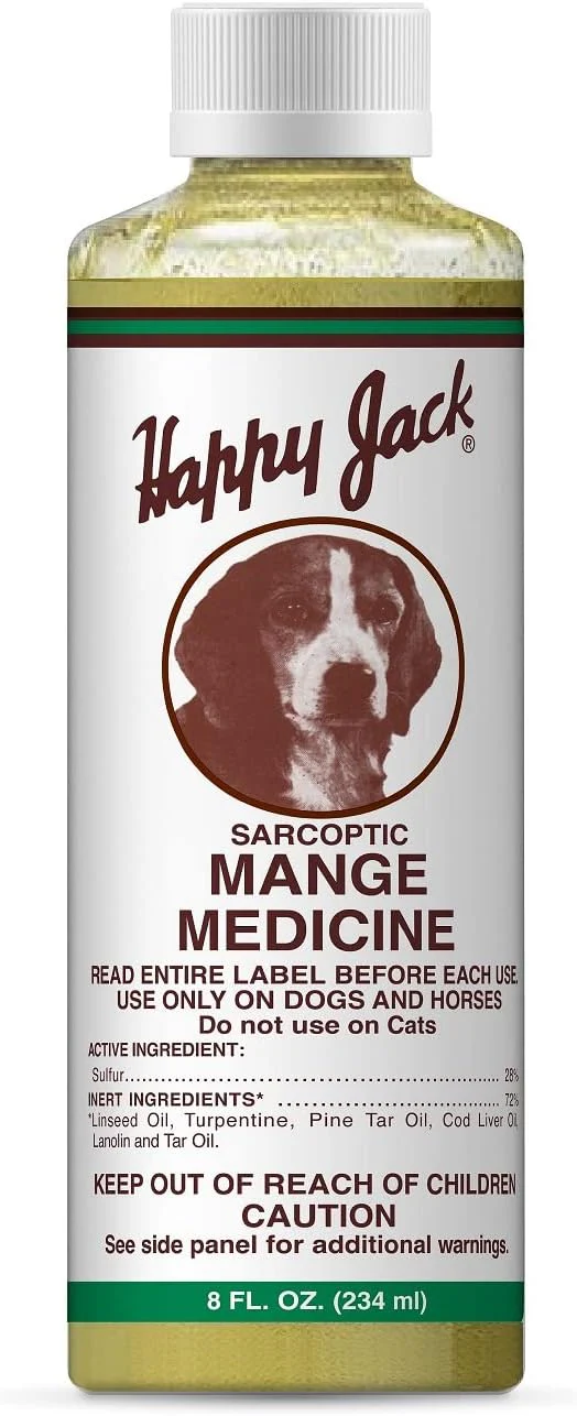 Happy Jack Sarcoptic Mange Medicine - Healthber