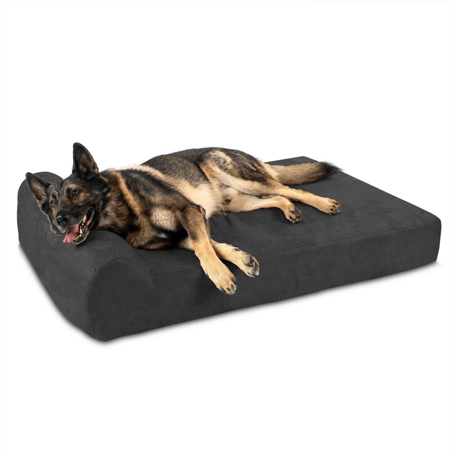 Big Barker Headrest Pillow Top Orthopedic Dog Bed - Healthber