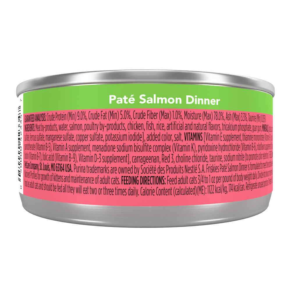 Friskies Pate Wet Salmon Dinner Cat Food - Healthber