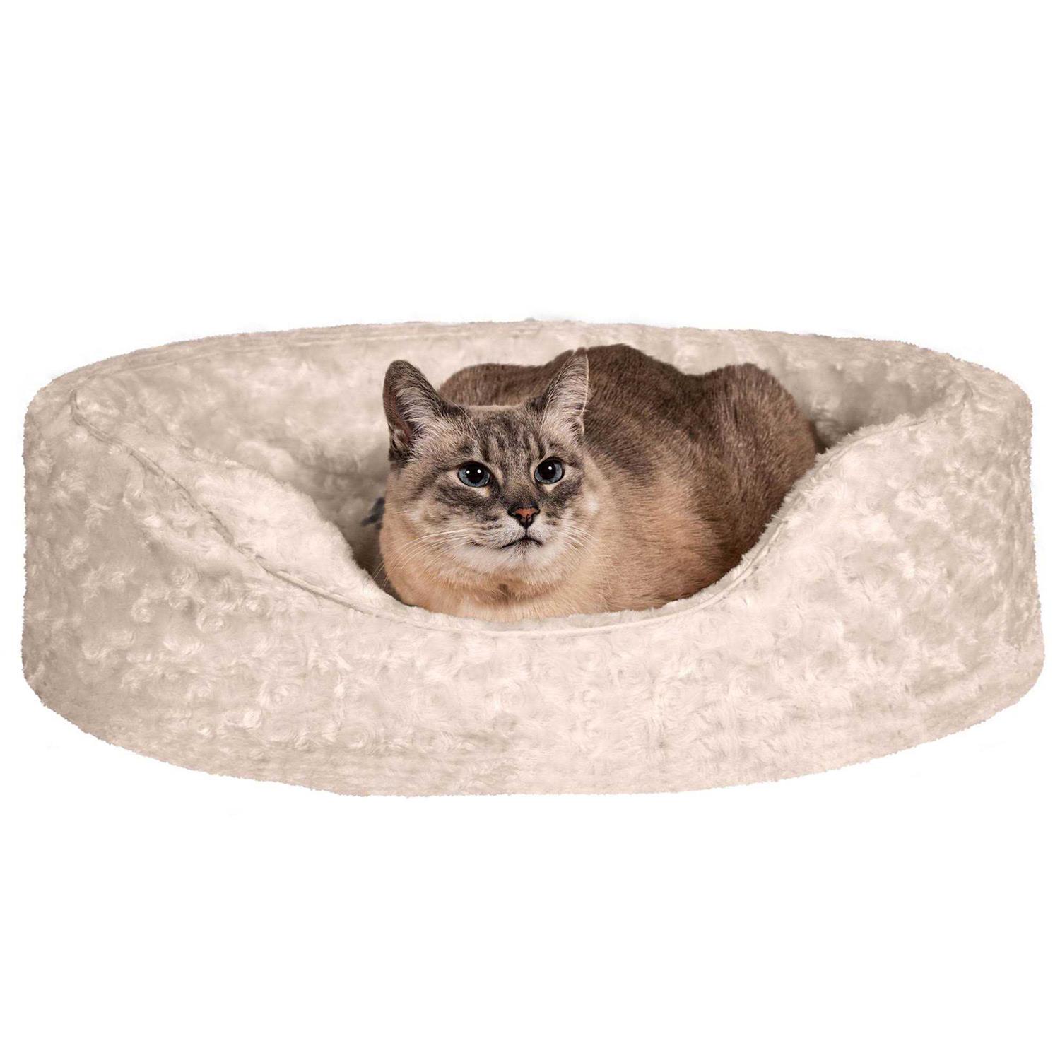 FurHaven Oval Ultra Plush Pet Bed - Healthber