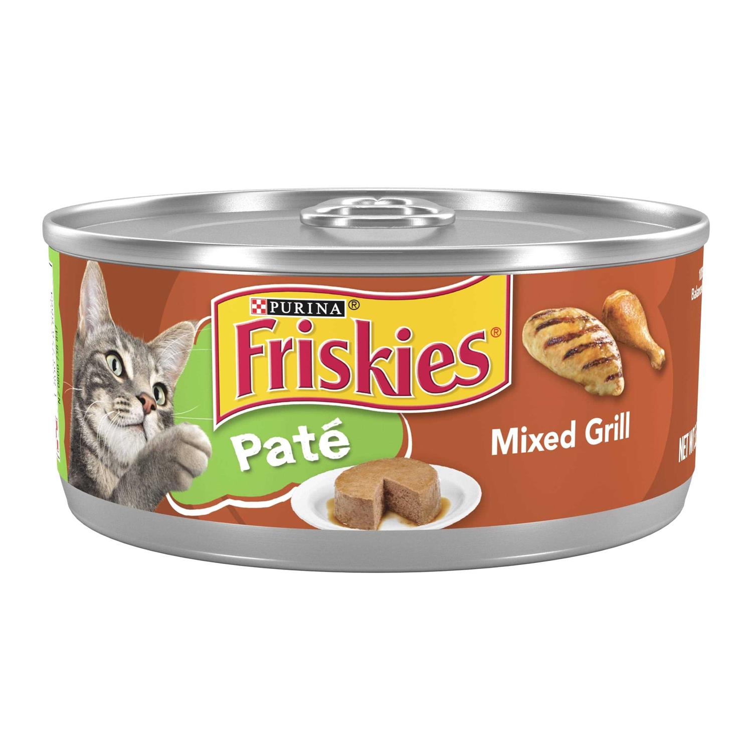Friskies Purina Pate Mixed Grill Wet Cat Food - Healthber