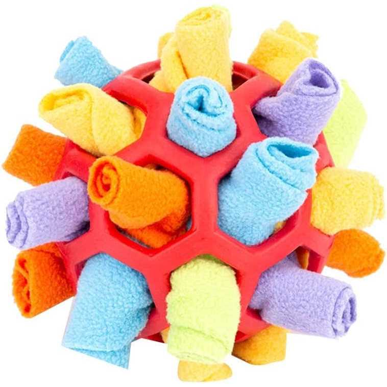 HDLIV Interactive Dog Puzzle Toys Encourage Natural Foraging Skills Portable Pet Snuffle Ball Toy Slow Feeder Training - Healthber