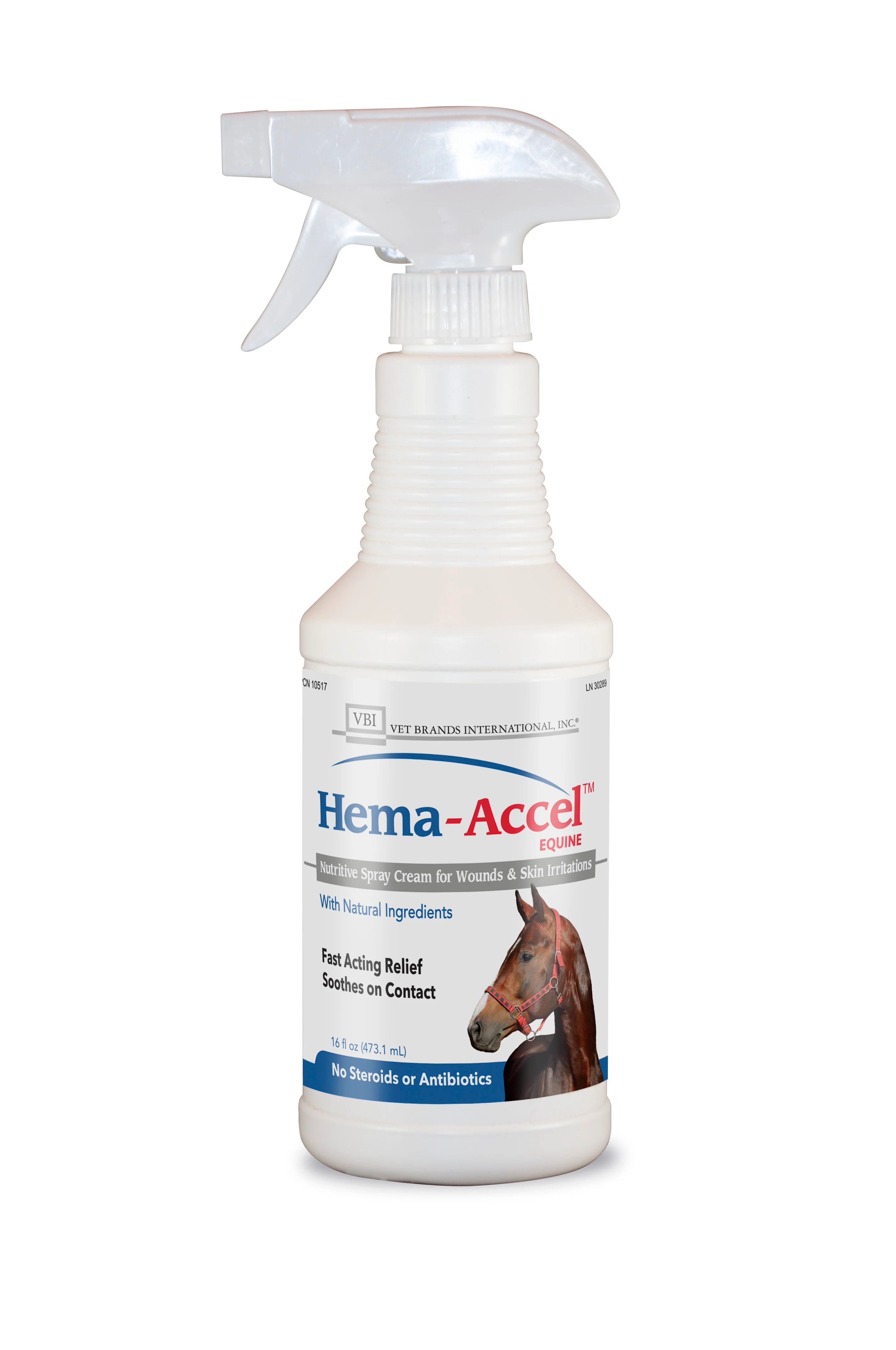 Hema-Accel Equine All Natural Wound Care Spray, 16 oz - Healthber