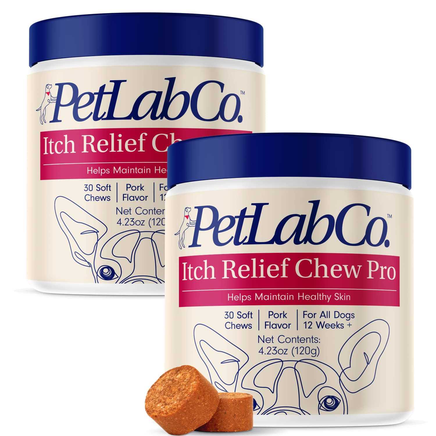 PetLab Co. Itch Relief Chew Pro for Dogs Omega 3 for Dogs Itch Supplement - Healthber