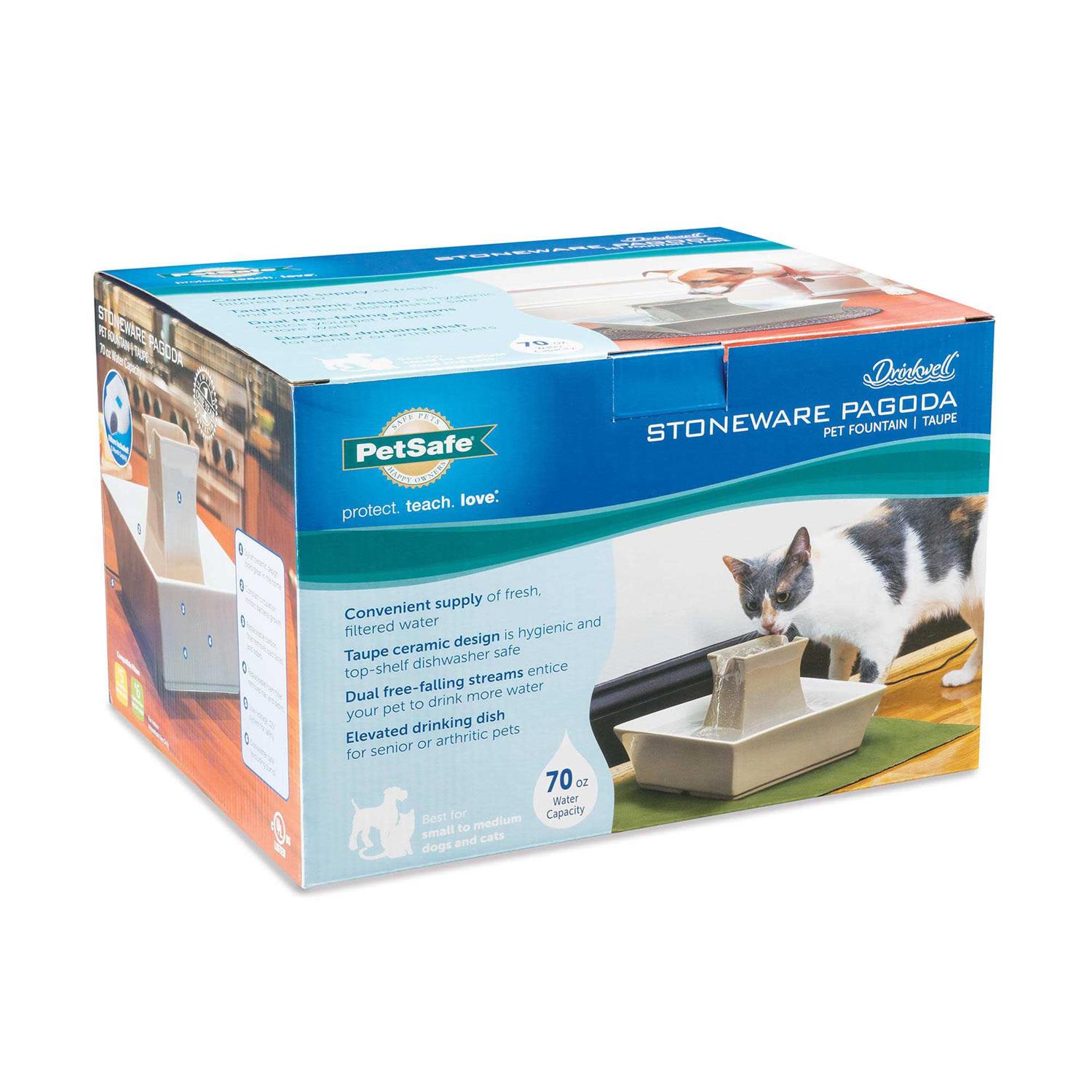 PetSafe Drinkwell Pagoda Fountain - Healthber