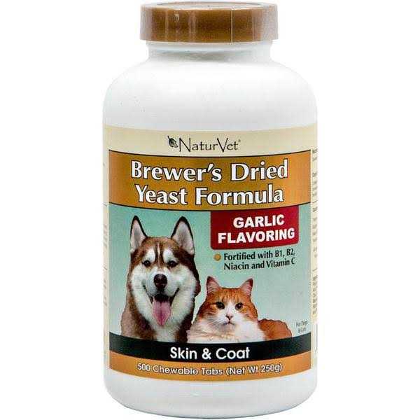 NaturVet Brewer’s Dried Yeast Formula with Garlic - Healthber