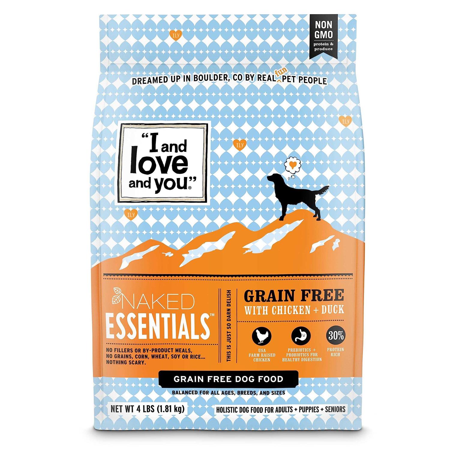I and Love and You Naked Essentials Dry Dog Food Chicken Duck - Healthber