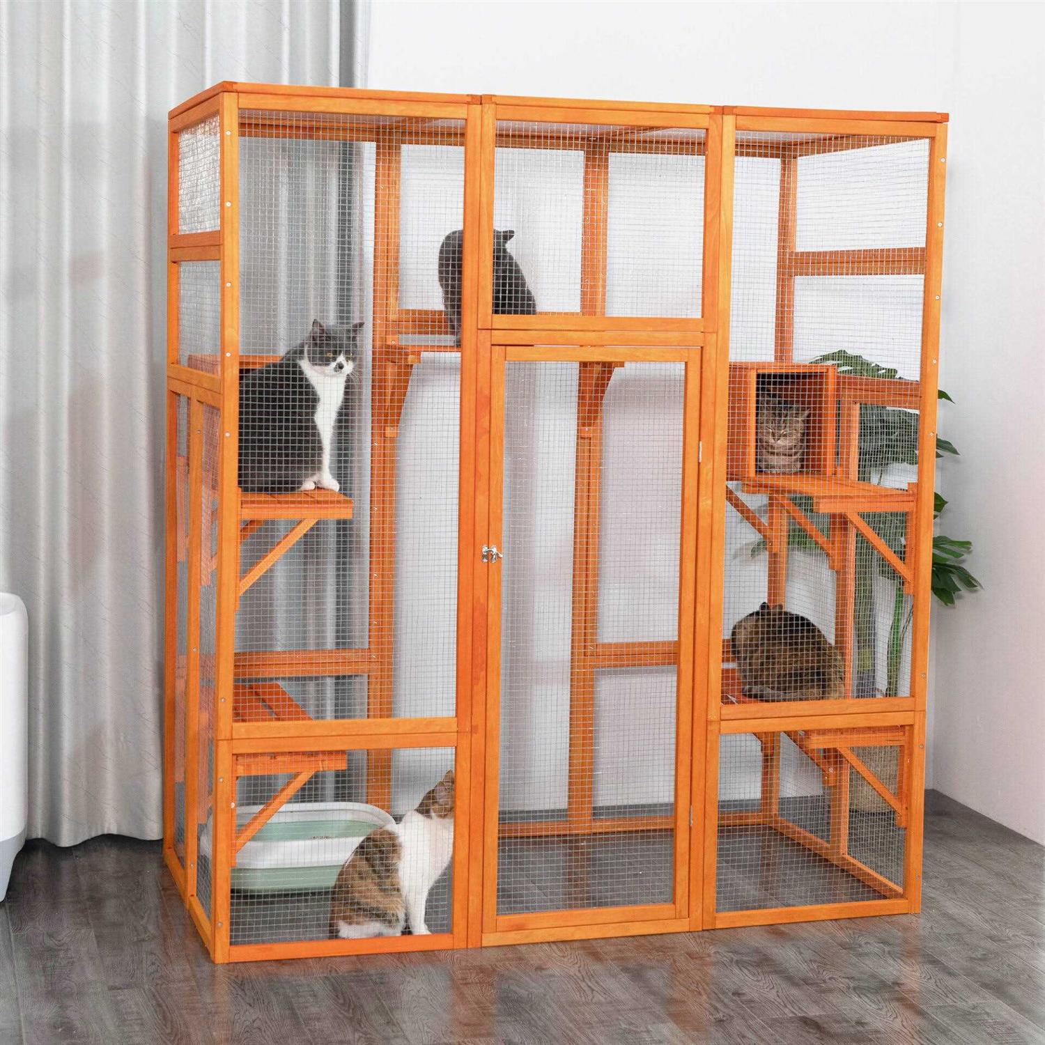 Coziwow Large Catio Cat Enclosure Playpen - Healthber