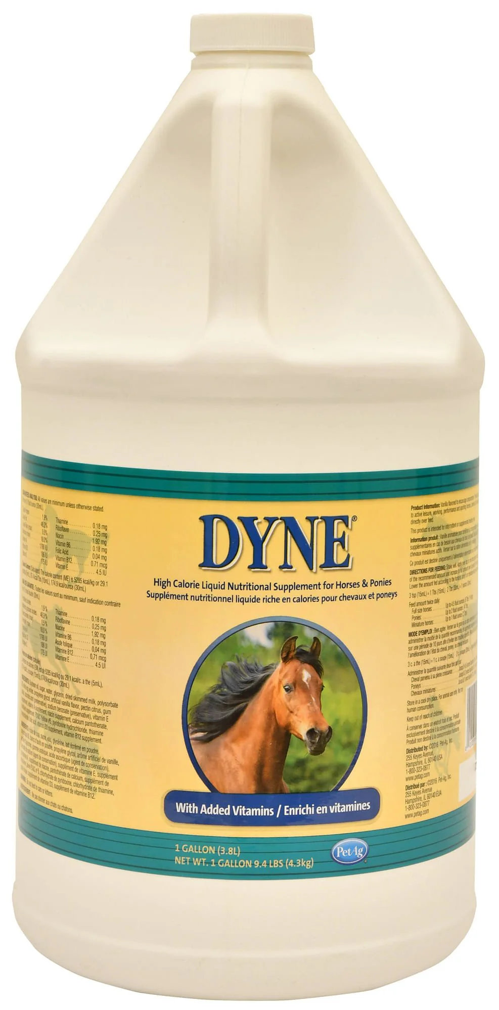 Dyne High Calorie Liquid for Horses, Gallon - Healthber
