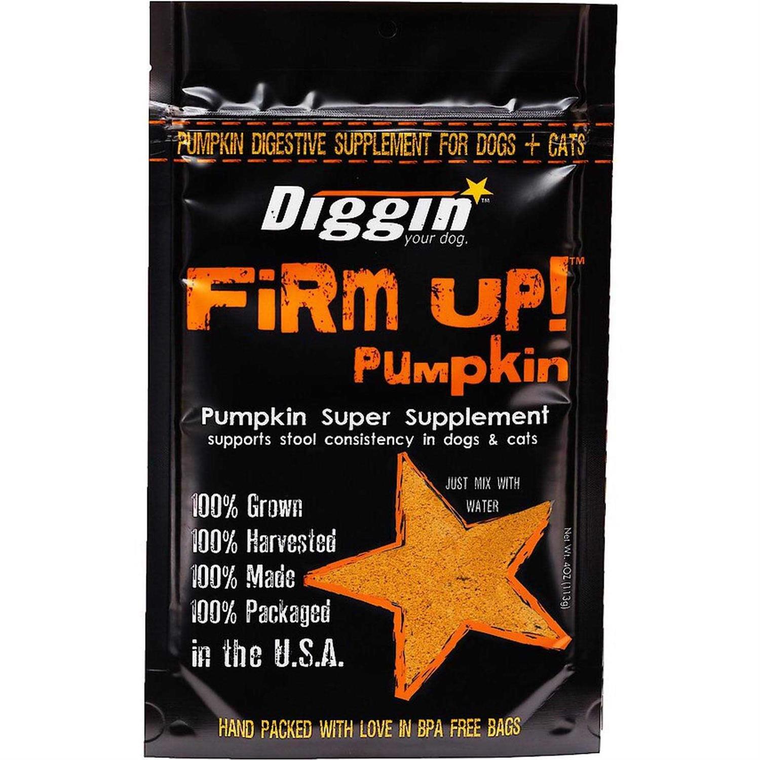 Diggin Your Dog Firm Up! Pumpkin Supplement - Healthber