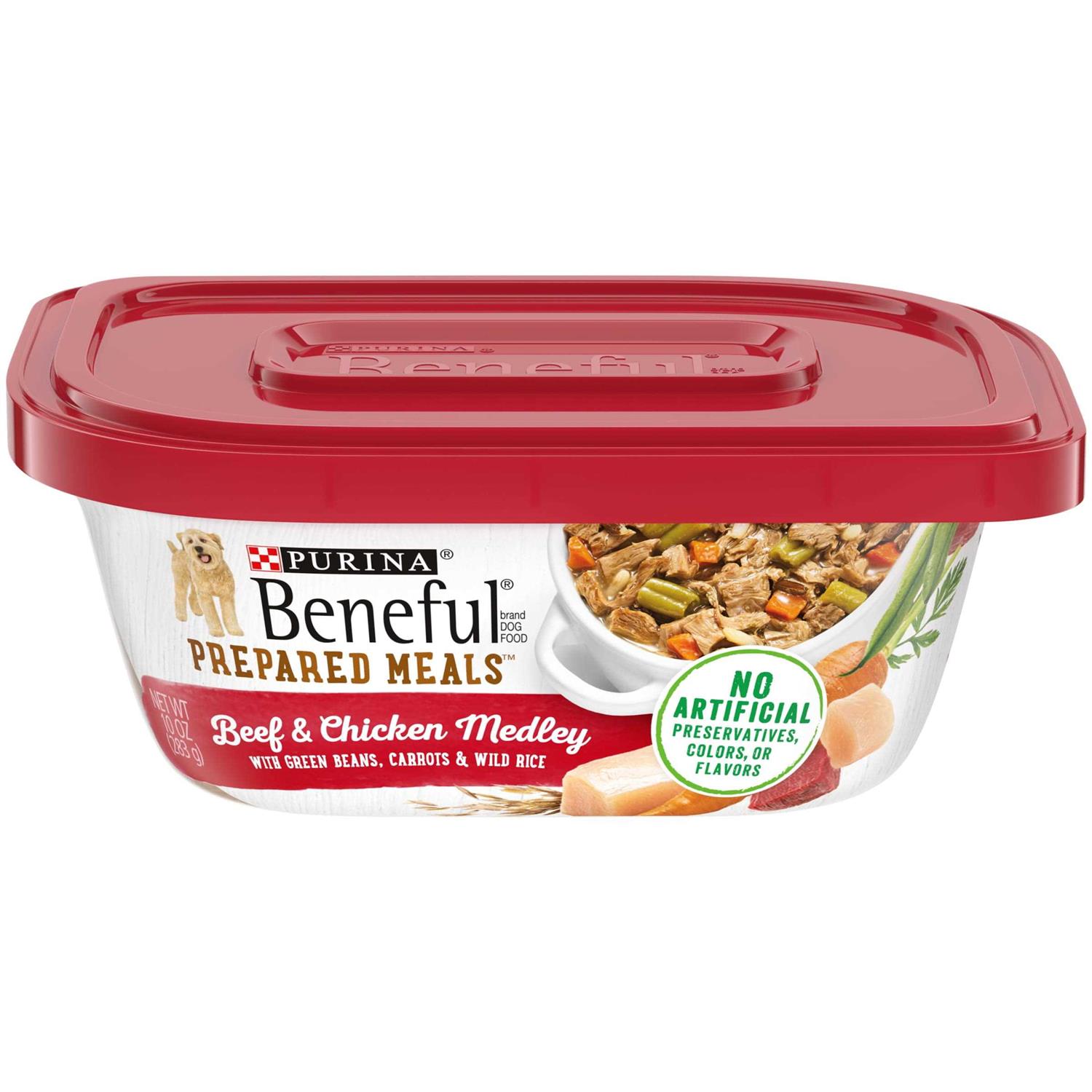 Beneful Prepared Meals Beef & Chicken Medley Wet Dog Food - Healthber