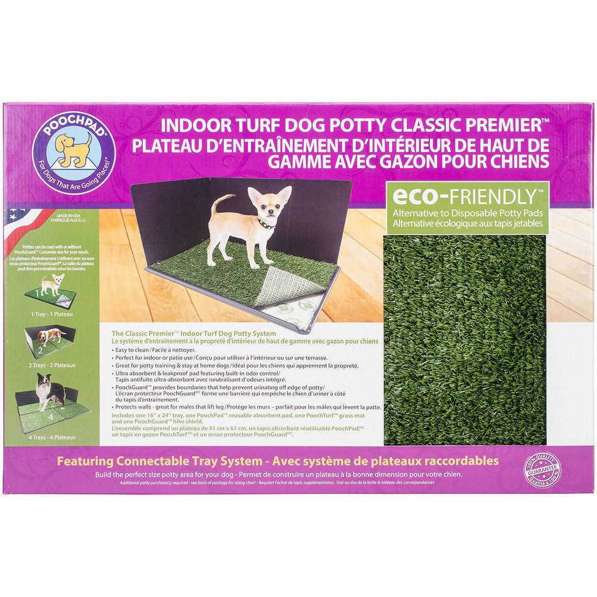 PoochPad Indoor Turf Dog Potty Classic Premier - Healthber