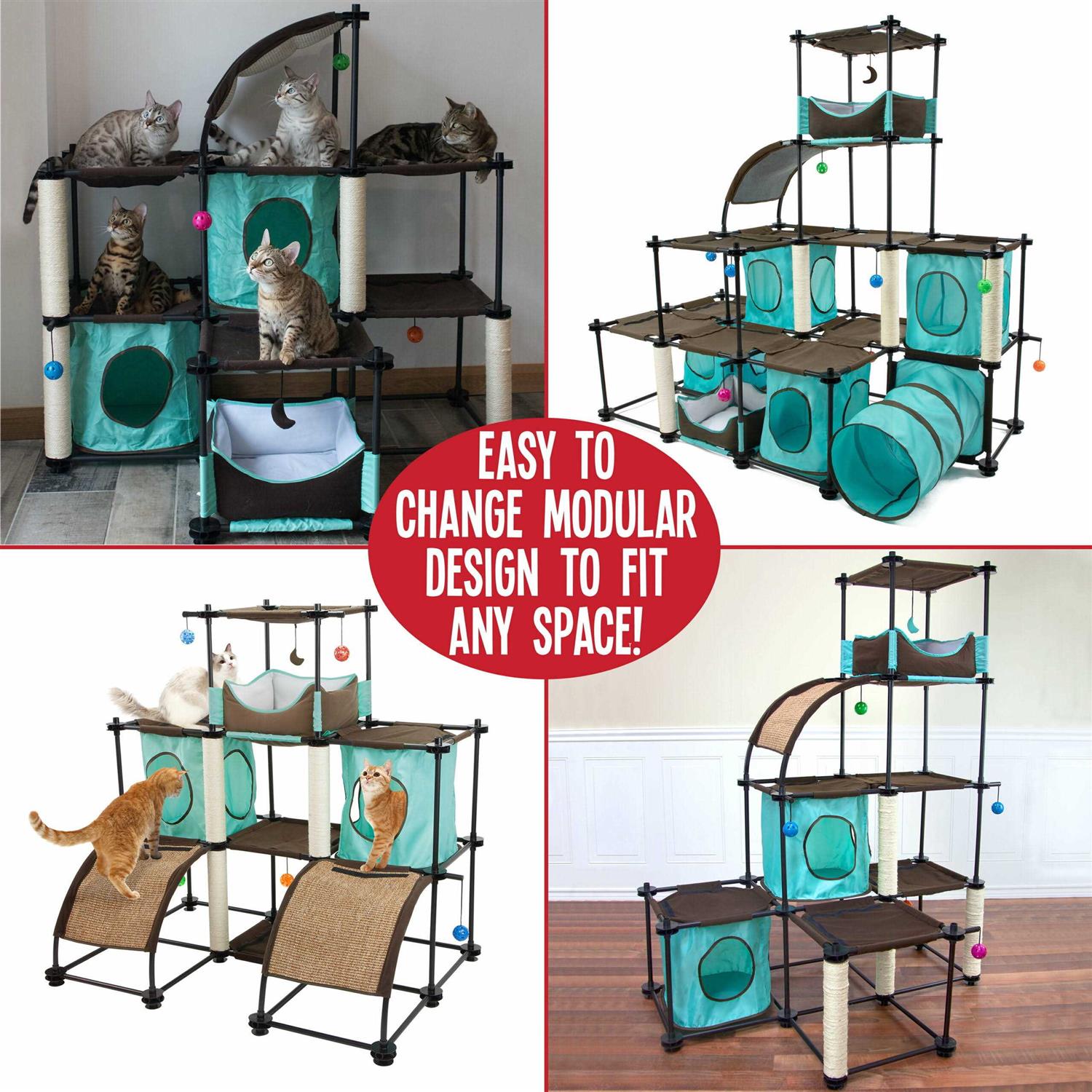 Kitty City Claw Mega Kit Cat Furniture - Healthber