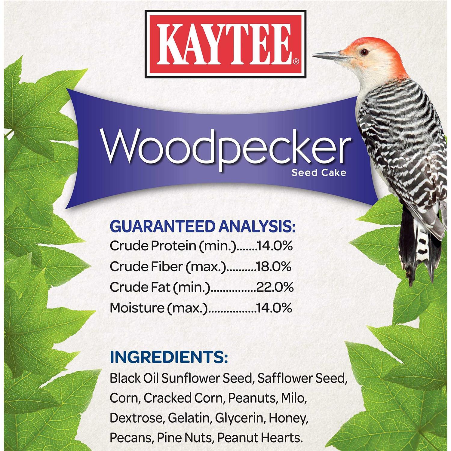 Kaytee Woodpecker Seed Cake - Healthber