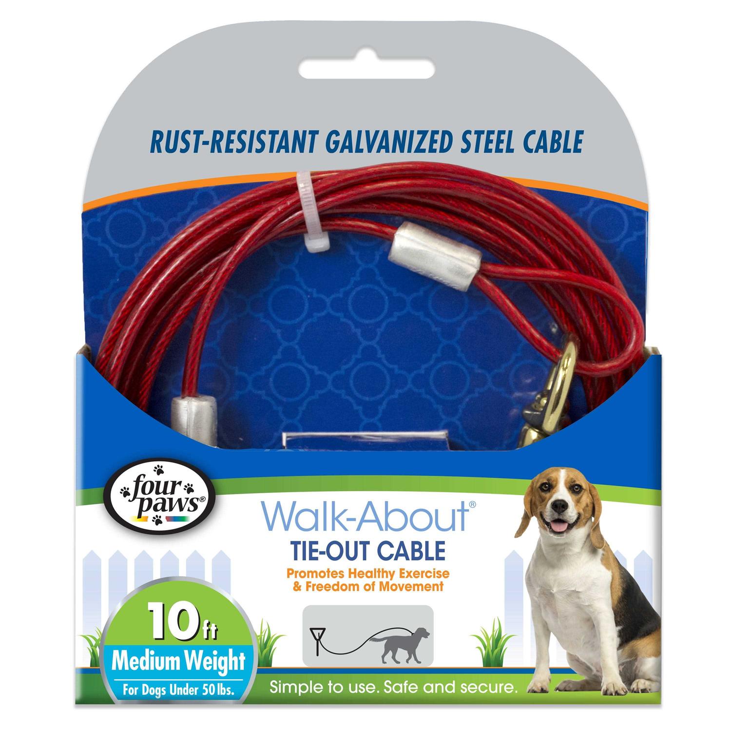 Four Paws Tie Out Cable - Healthber