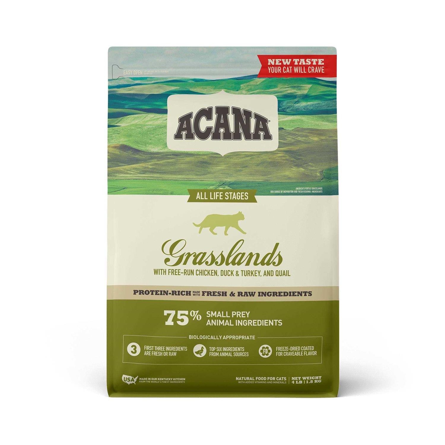 Acana Grasslands Dry Cat Food - Healthber