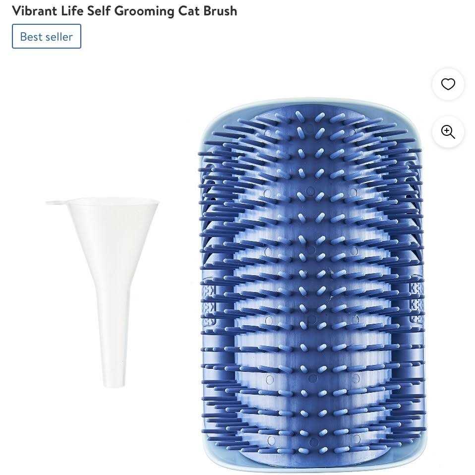 Vibrant Life Self Grooming Cat Brush - Healthber