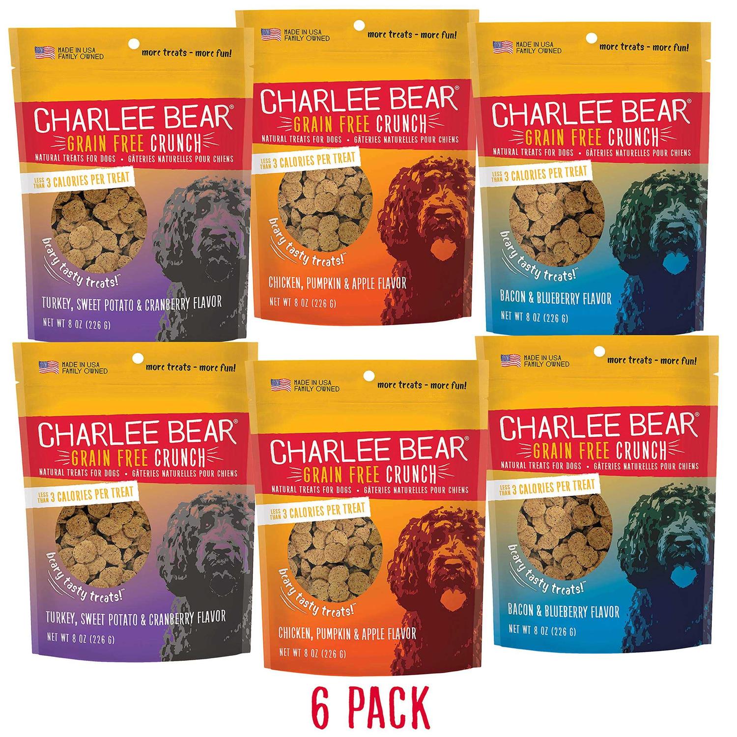 Charlee Bear Grain Free Crunch Dog Treats - Healthber