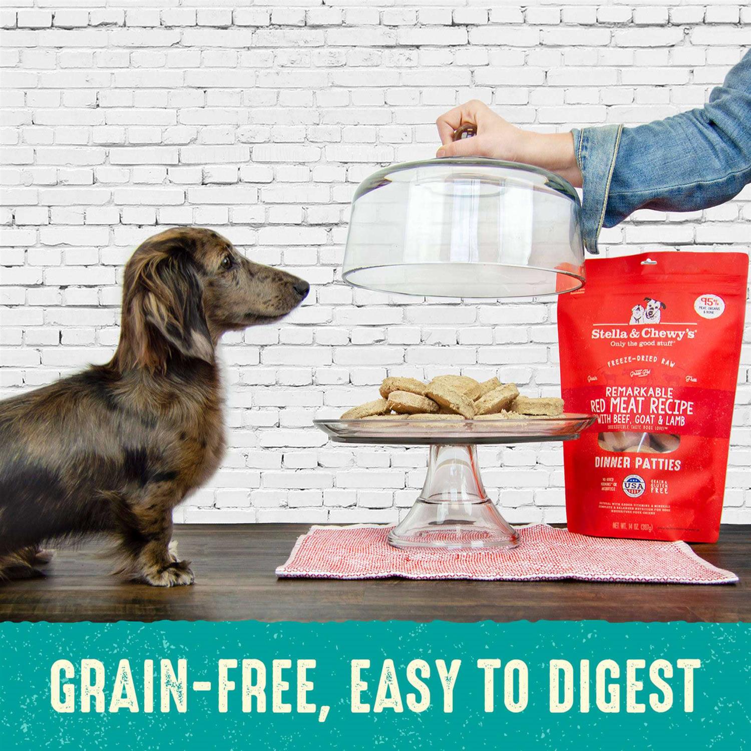 Stella & Chewy’s Dinner Patties Freeze-Dried Dog Food Surf ‘N Turf - Healthber