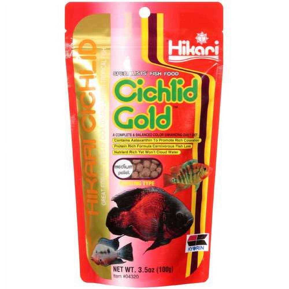 Hikari Cichlid Cichlid Gold Medium Pellet Specialists’ Fish Food Formula For Cichlids - Healthber