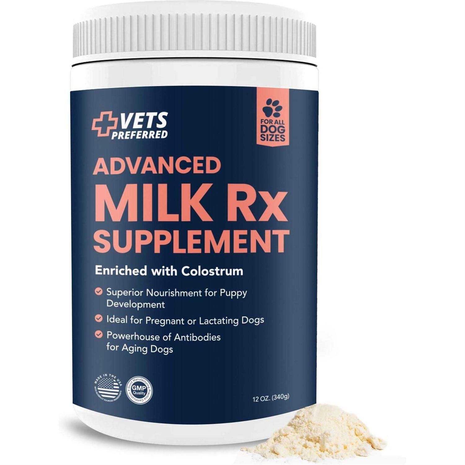 Vets Preferred Advanced Milk Supplement with Colostrum 12 Oz - Healthber