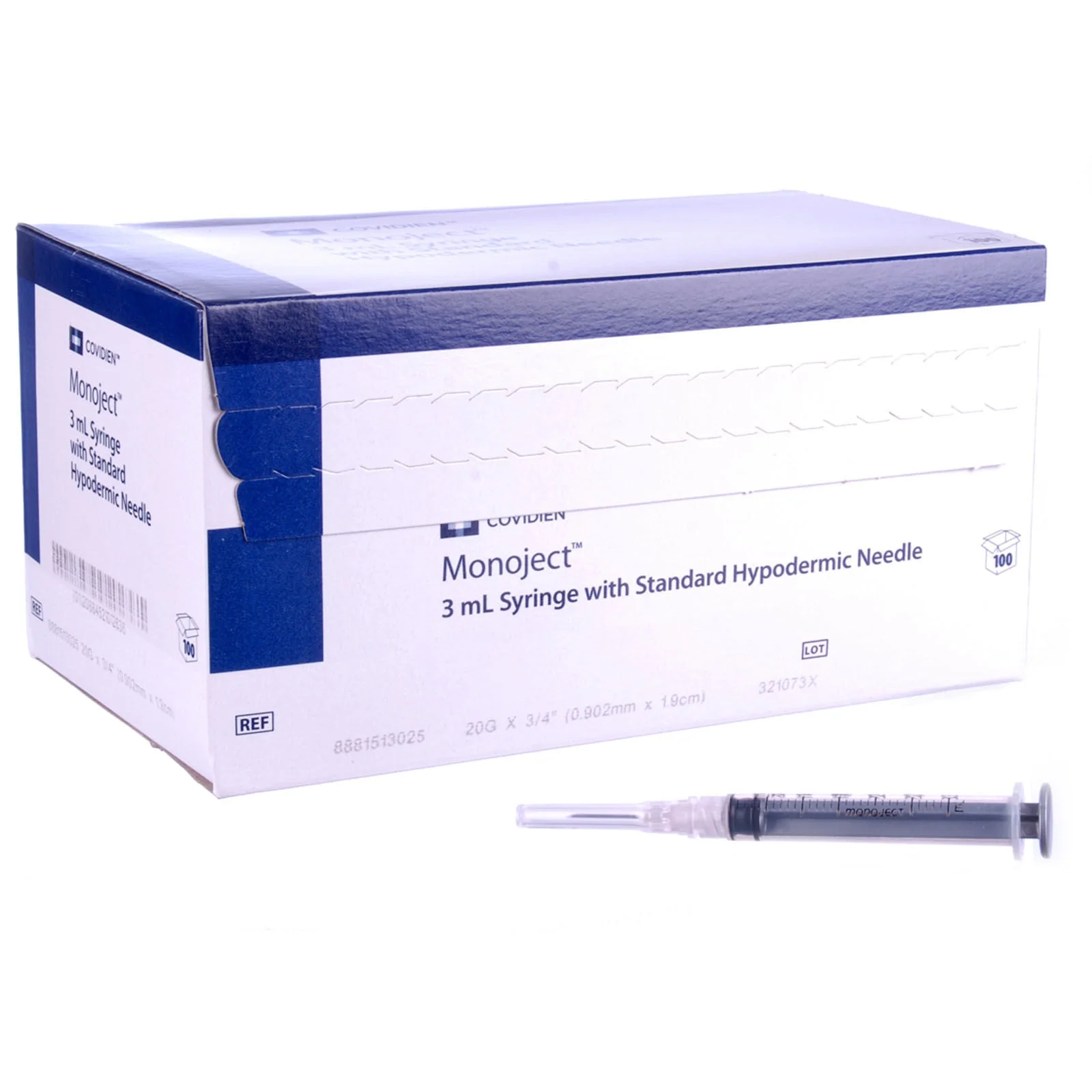 Ideal Luer Lock Syringe/Needle Combo, Boxes - Healthber