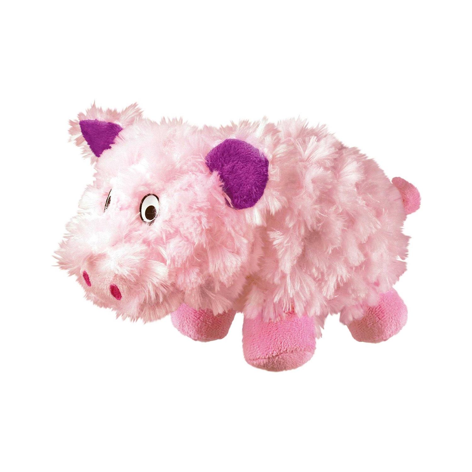 Kong Barnyard Cruncheez Pig Dog Toy - Healthber